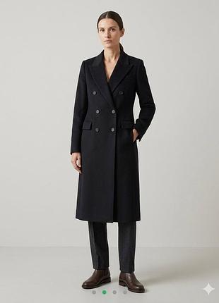 Selfridges london кашемірове двобортне пальто, s.