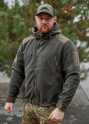 Флісова куртка shark skin gen i military olive (олива)