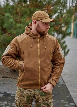 Флісова куртка shark skin gen i military coyote (койот)