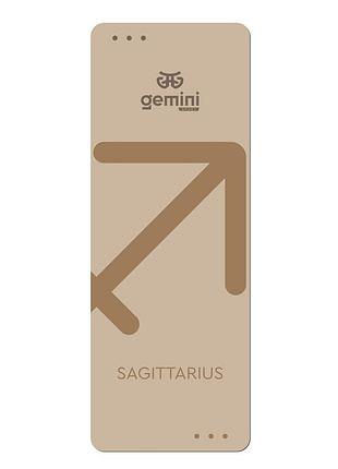 Коврик для йоги каучуковый полиуретан pro zodiac sagittarius gemini sport pro стрелок 183см*68см*5мм puy-4900-6