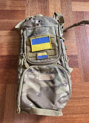 Тактичний рюкзак-гідратор code alpha hydration pack (multicam) + патчі