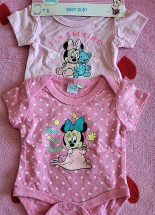 Бодіки для дівчинки minnie mouse