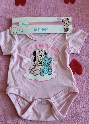 Бодіки для дівчинки minnie mouse 4