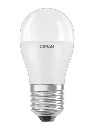 Лампа osram led e27 7.5вт 4000к 800лм р75 value