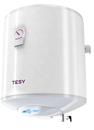 Водонагреватель электричество. tesy bilight 50v круглый gcv 504415 b11 tsrc, 50л, 1,5квт, мэх. руля, c, белый