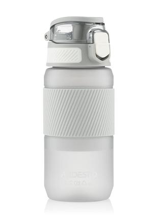 Бутылка для воды ardesto spring 600мл, пластик, серый