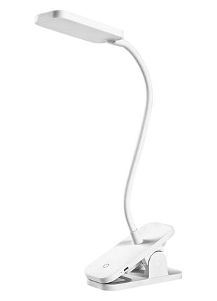 Лампа настільна з акумулятором osram panan clip 5.2вт 4000к 1000маг usb-a білий