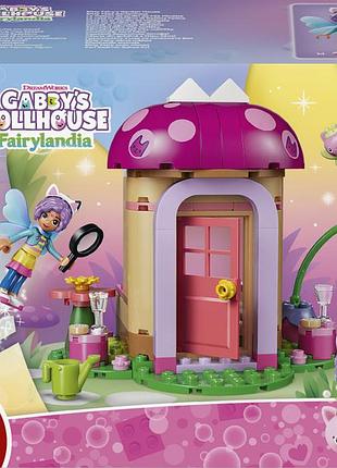 Конструктор lego gabby's dollhouse садовий будиночок котофеї