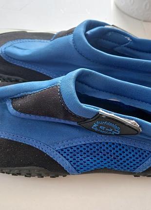 Сине-черные аквашузы nalu surf design с дышащими сетчатыми вставками,новые, 36 размер, стелька 23,5 см.
