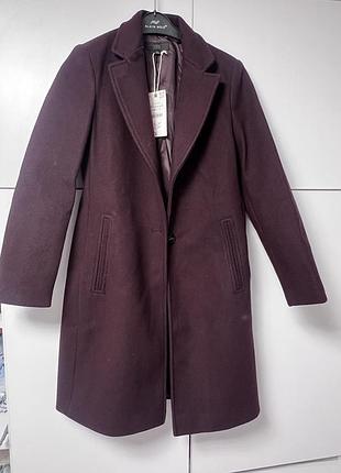 Пальто жіноче zara бордове розмір м