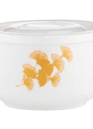 Салатник з кришкою ardesto sunny day, 10 см, порцеляна