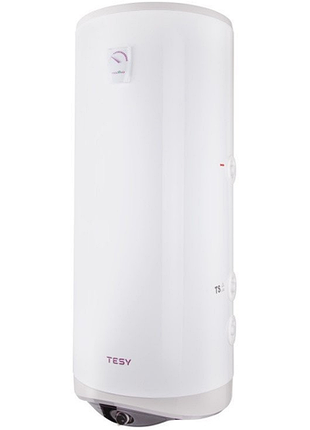 Водонагрівач електр. tesy modeco ceramic s круглий із теплообмінником gcv9s 1004724d c21 ts2rcp, 100л, 2,4квт, сухий тен, мех.