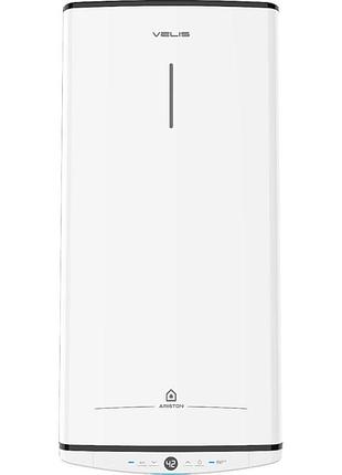 Водонагреватель электрический ariston velis pro 50 eu плоский, слим, 50л, 2*1,5 квт, эмал. нагр. эл, ун. монтаж, эл. кер-ня, b,