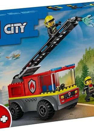Конструктор lego city пожарная машина с лестницей