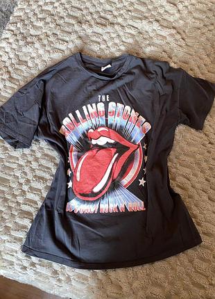 Футболка жіноча the rolling stones з принтом
