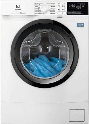 Стиральная машина electrolux фронтальная, 6кг, 1200, a, 41см, дисплей, инвертор, белый