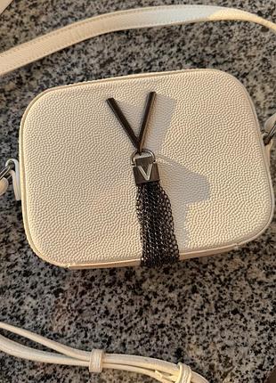Сумка жіноча valentino через плече біла