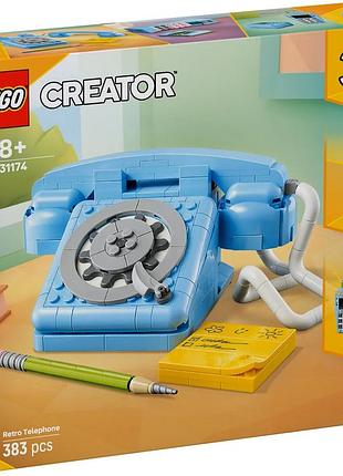 Конструктор lego creator ретро телефон