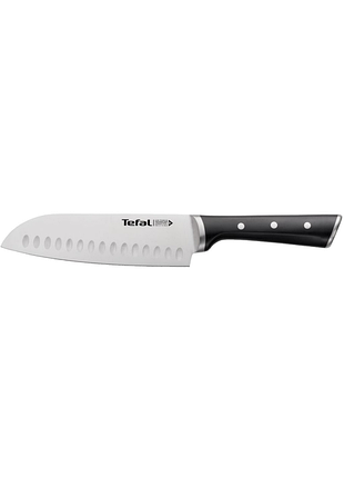 Кухонный нож сантоку tefal ice force, длина лезвия 18 см, нерж сталь