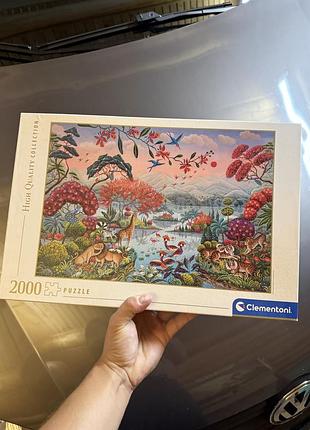 Пазли clementoni 2000 шт різнокольоровий