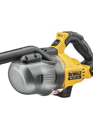 Пылесос аккумуляторный dewalt 18b xr li-lon d318мм контейнер 0.л 217л/с 1.5кг без акб и зу