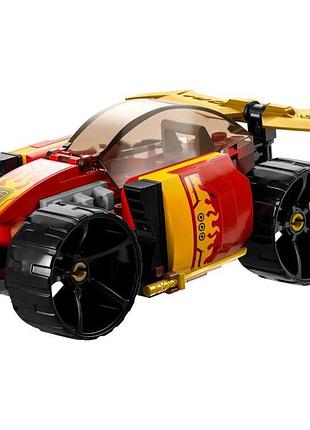 Конструктор lego ninjago гоночный автомобиль ниндзя кая evo