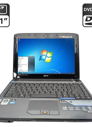 Нетбук acer aspire 2930 / 12.1" (1024x600) tn / intel core 2 duo p7350 (2 ядра по 2.0 ghz) / 3 gb ddr2 / 250 gb hdd / intel