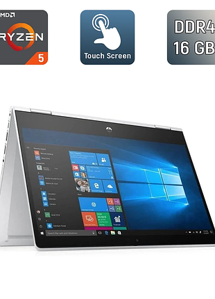 Ультрабук-трансформер б-клас hp probook x360 435 g7 / 13.3" (1920x1080) ips touch / amd ryzen 5 4500u (6 ядер по 2.3 - 4.0 ghz) /
