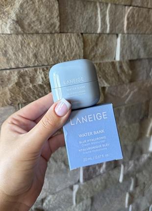 Зволожувальний крем для обличчя laneige water bank cream moisturizer 20 мл оригінал