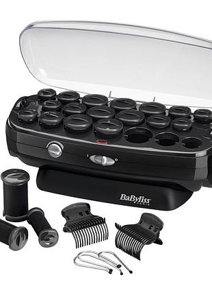 Термо бигуди babyliss, 50вт, 90-140°c, кейс, керамика, черный