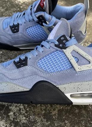 Кросівки air jordan 4 retro university blue 3