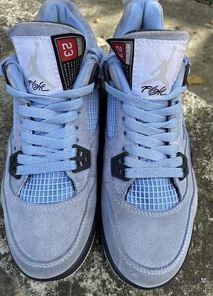 Кросівки air jordan 4 retro university blue