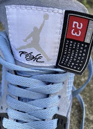 Кросівки air jordan 4 retro university blue 6