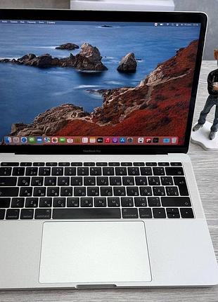 Ноутбук apple macbook pro 13 2017 silver / 13.3" (2560x1600) ips / intel core i5-7360u (2 (4) ядер по 2.3 - 3.6 ghz) / 8 gb ddr3 / 2
