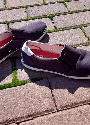 Мокасини чоловічі tommy hilfiger сині