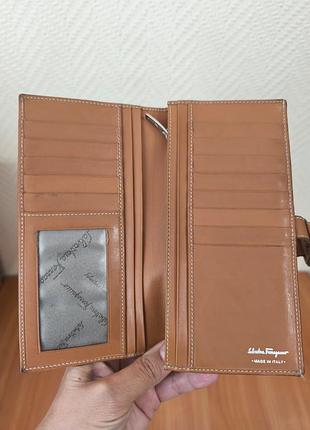 Salvatore ferragamo оригинальный кожаный кошелек