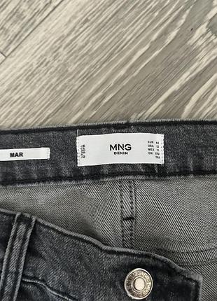 Джинси жіночі mango сірі 4