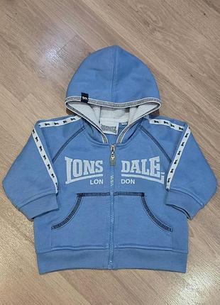 Кофта lonsdale на 6-12міс 68-80см