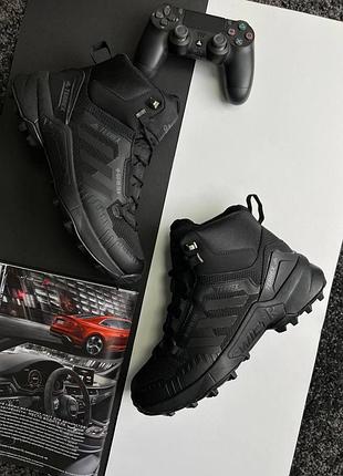 Чоловічі кросівки adidas terrex swift r termo all black