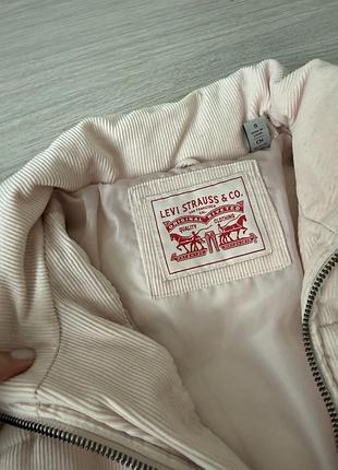 Жіноча куртка levi’s рожева 2