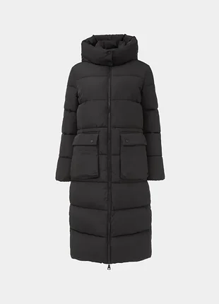 Жіноча зимова куртка оверсайз papaya outerwear чорна розмір l
