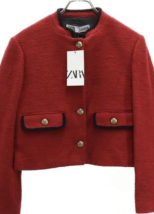 Жакет жіночий zara червоний