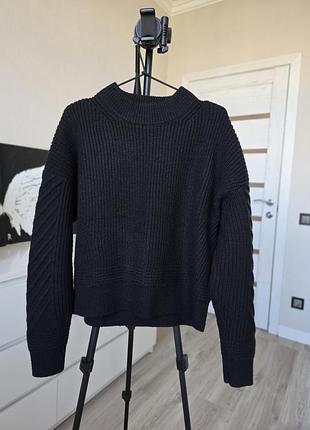 Свитер g-star raw черный, шерсть