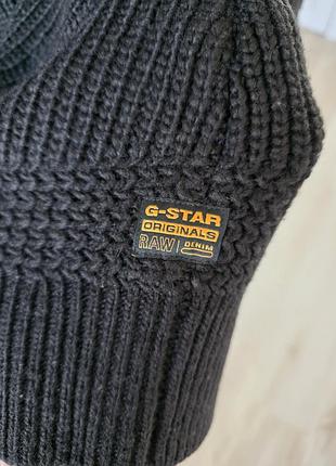 Светр g-star raw чорний, вовна 4