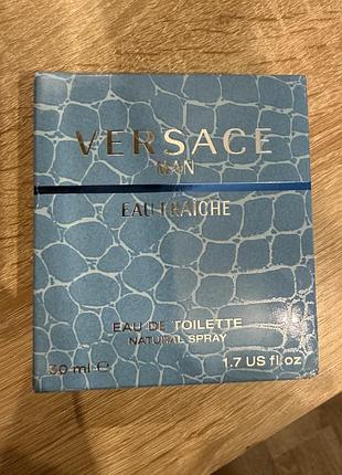 Туалетна вода versace man eau fraiche, 50 мл, для чоловіків