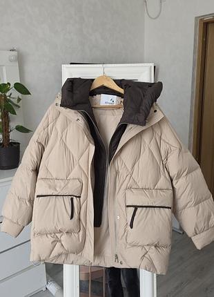 Женский стильный пуховик 8