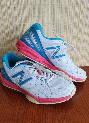 Кросівки жіночі new balance wn 1100 біло-рожево-блакитні, розмір 40, довжина устілки 26 см