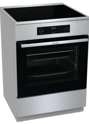 Плиты кухонные gorenje geit 6c60 xpg электрический нержавеющая сталь