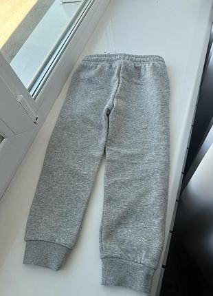 Джогери на флісі з синіми вставками h&m 8