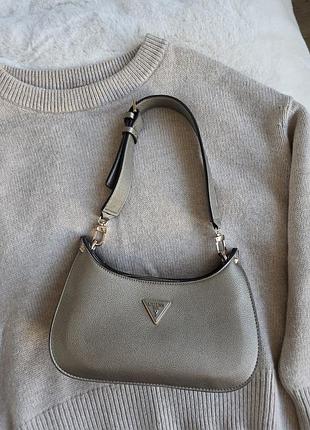 Сумка guess золотисто-бежева